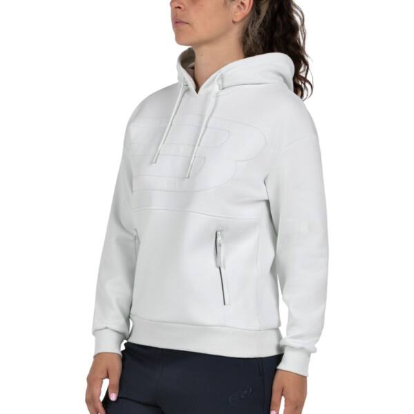 Sudadera Bullpadel Eolia Hielo W