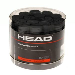 Tambor 60 Overgrips HEAD Padel Pro Lisos Negro